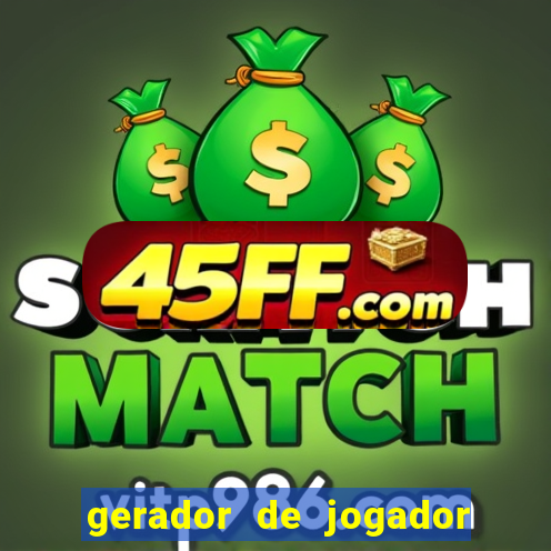 gerador de jogador de futebol